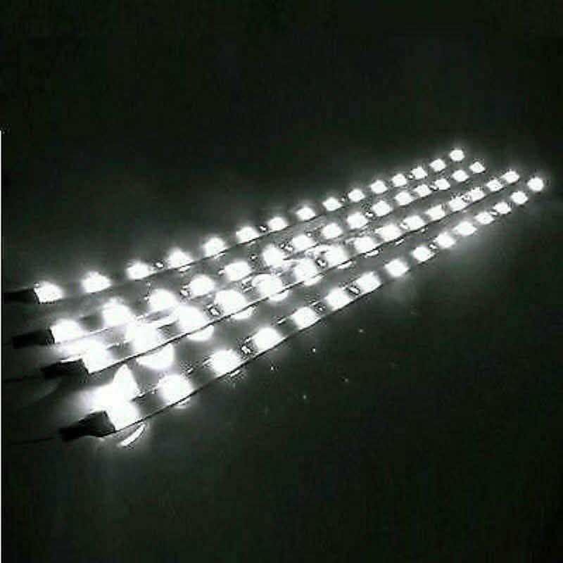 10-Piece: 12" 15SMD Waterproof 12V Flexible LED Strip Light For Car DailySale