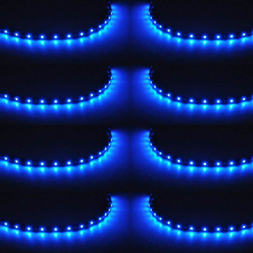 10-Piece: 12" 15SMD Waterproof 12V Flexible LED Strip Light For Car DailySale