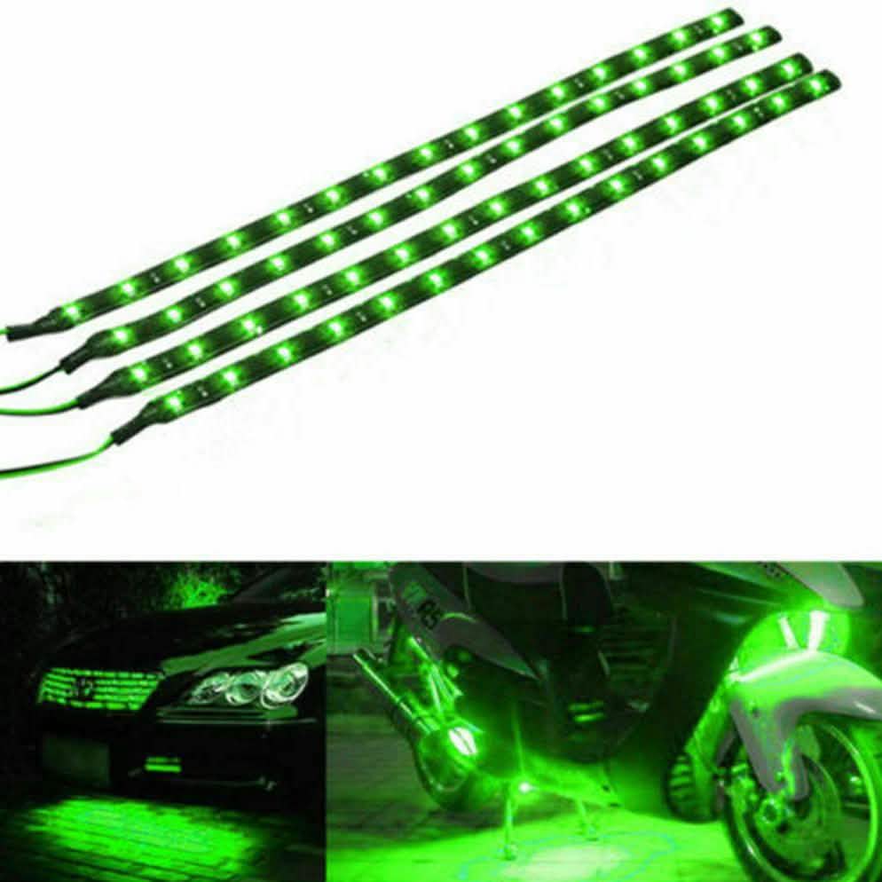 10-Piece: 12" 15SMD Waterproof 12V Flexible LED Strip Light For Car DailySale