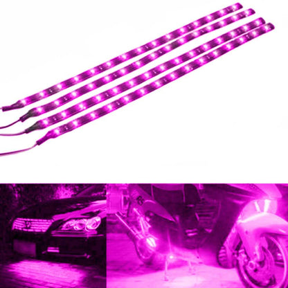 10-Piece: 12" 15SMD Waterproof 12V Flexible LED Strip Light For Car DailySale