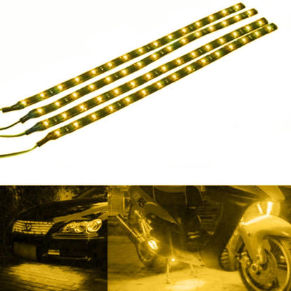 10-Piece: 12" 15SMD Waterproof 12V Flexible LED Strip Light For Car DailySale