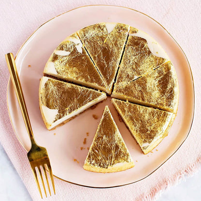 10-Piece: 4.33cm Edible Gold Leaf Sheets DailySale