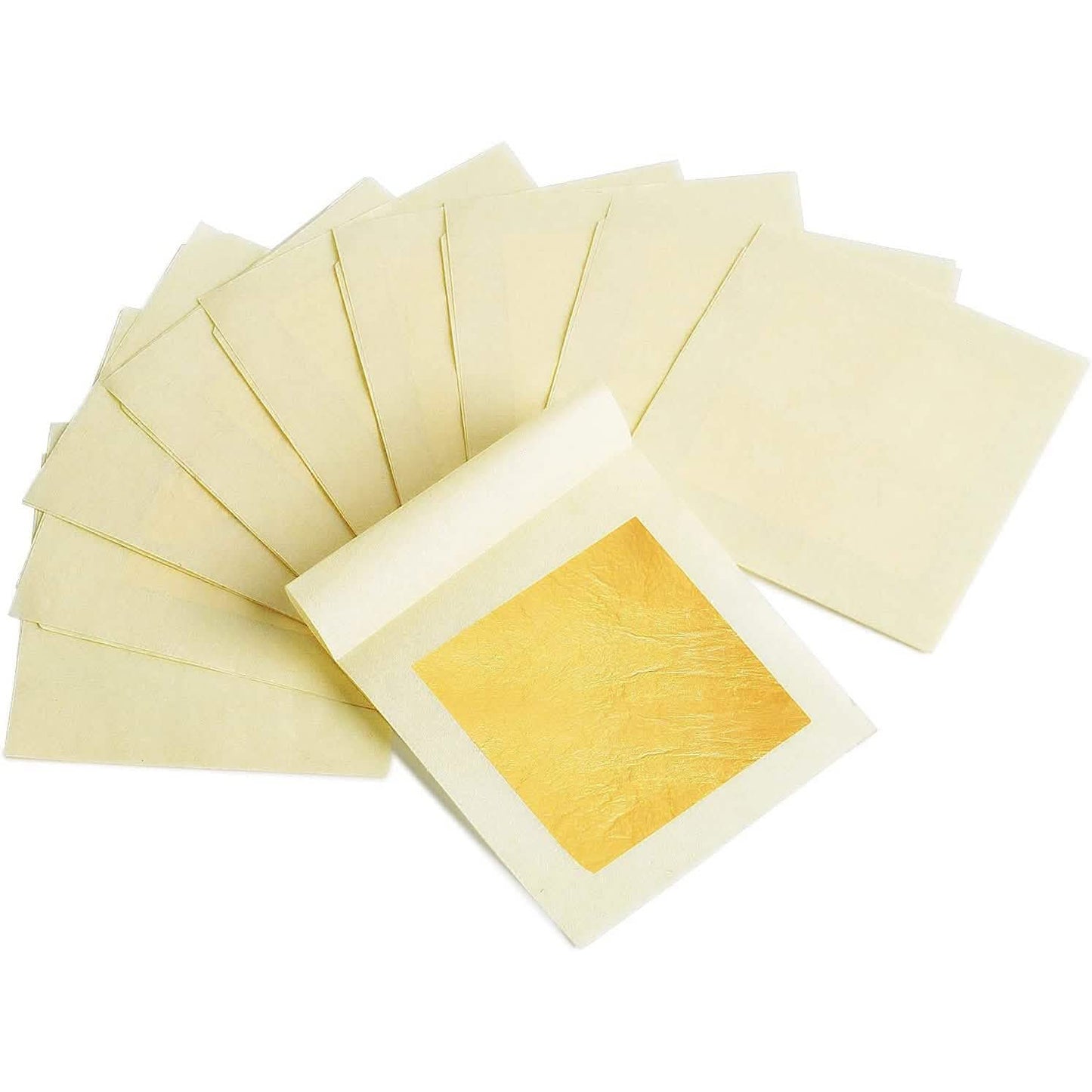 10-Piece: 4.33cm Edible Gold Leaf Sheets DailySale