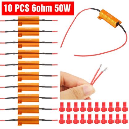 10-Piece: 50W 6Ohm Load Resistor DailySale