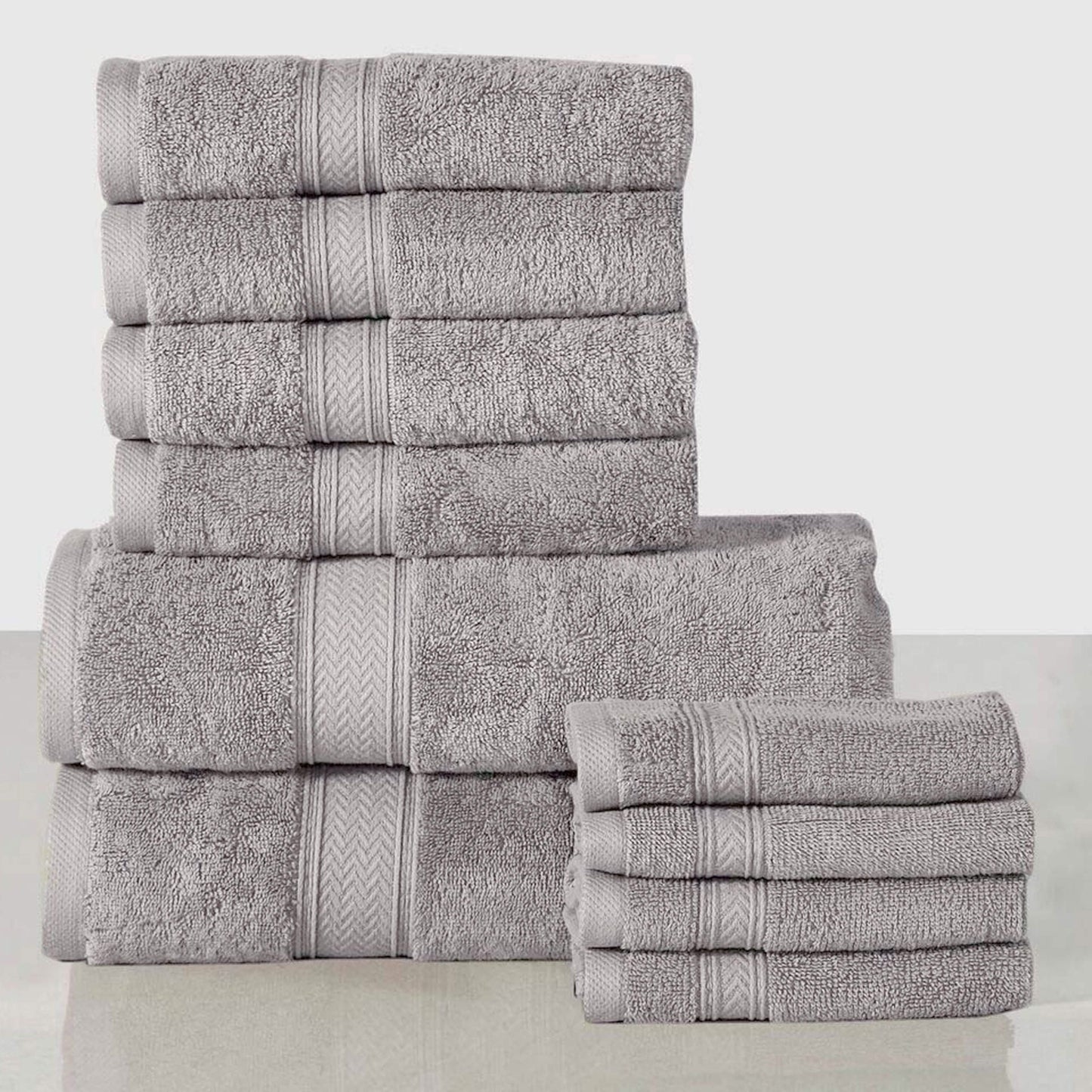 10-Piece: 600 GSM Lux Soft Cotton Towel Set DailySale