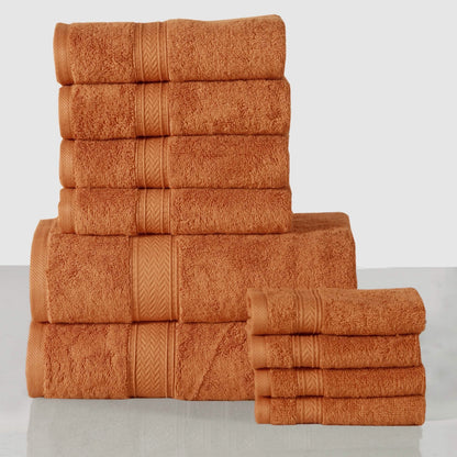 10-Piece: 600 GSM Lux Soft Cotton Towel Set DailySale