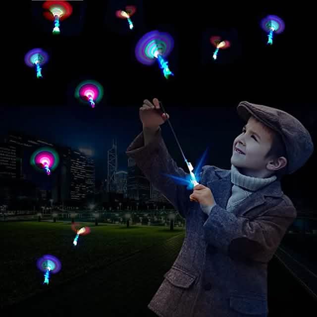 10-Piece: Amazing Led Light Arrow Rocket Helicopter Flying Toy DailySale