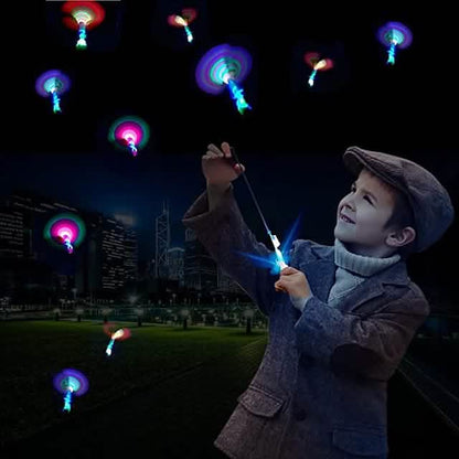 10-Piece: Amazing Led Light Arrow Rocket Helicopter Flying Toy DailySale