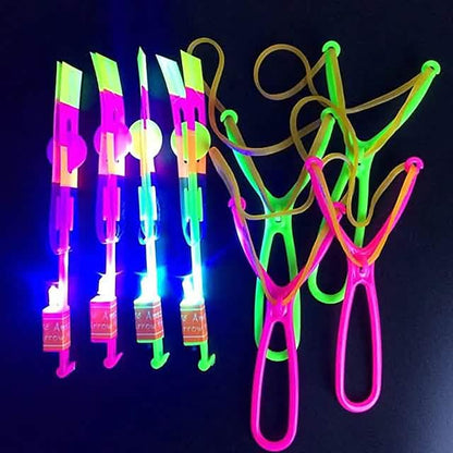 10-Piece: Amazing Led Light Arrow Rocket Helicopter Flying Toy DailySale