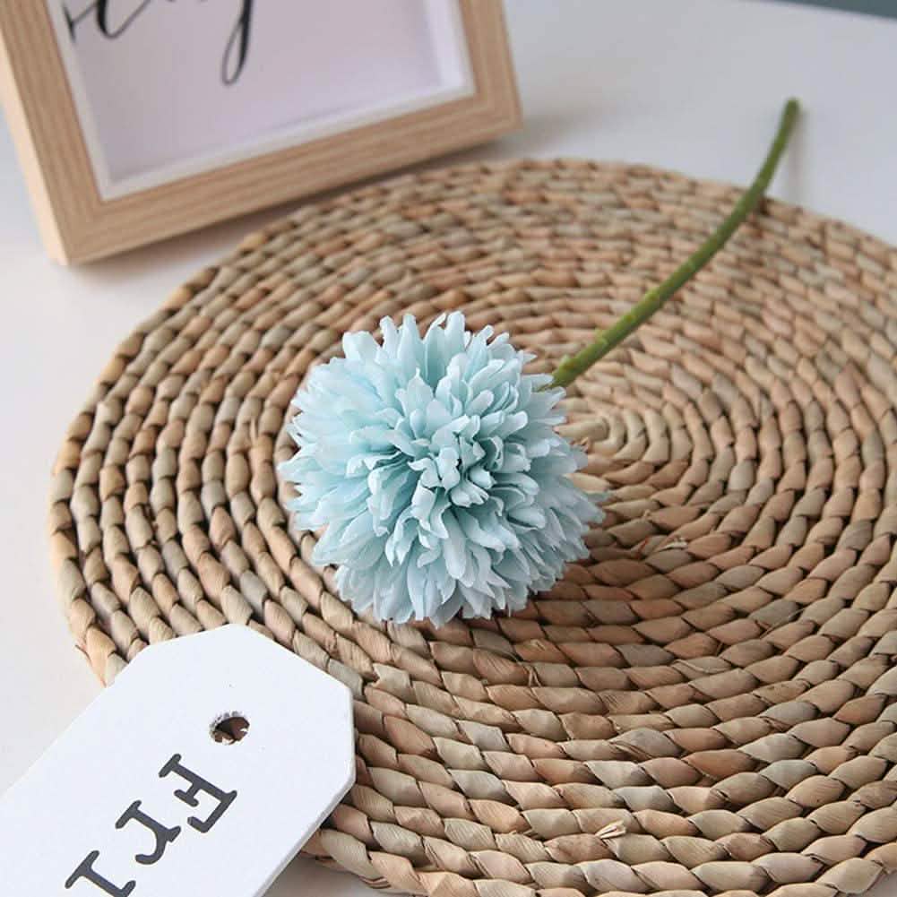 10-Piece: Artificial Flowers Chrysanthemum Ball Flowers Bouquet DailySale