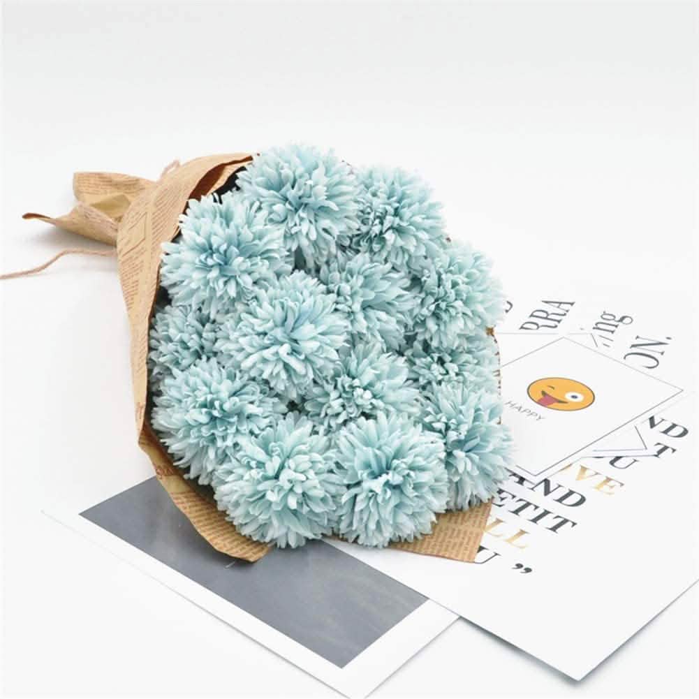 10-Piece: Artificial Flowers Chrysanthemum Ball Flowers Bouquet DailySale
