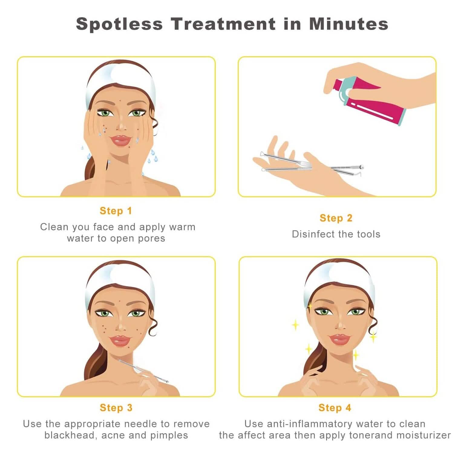10-Piece: Blackhead Remover Tool DailySale