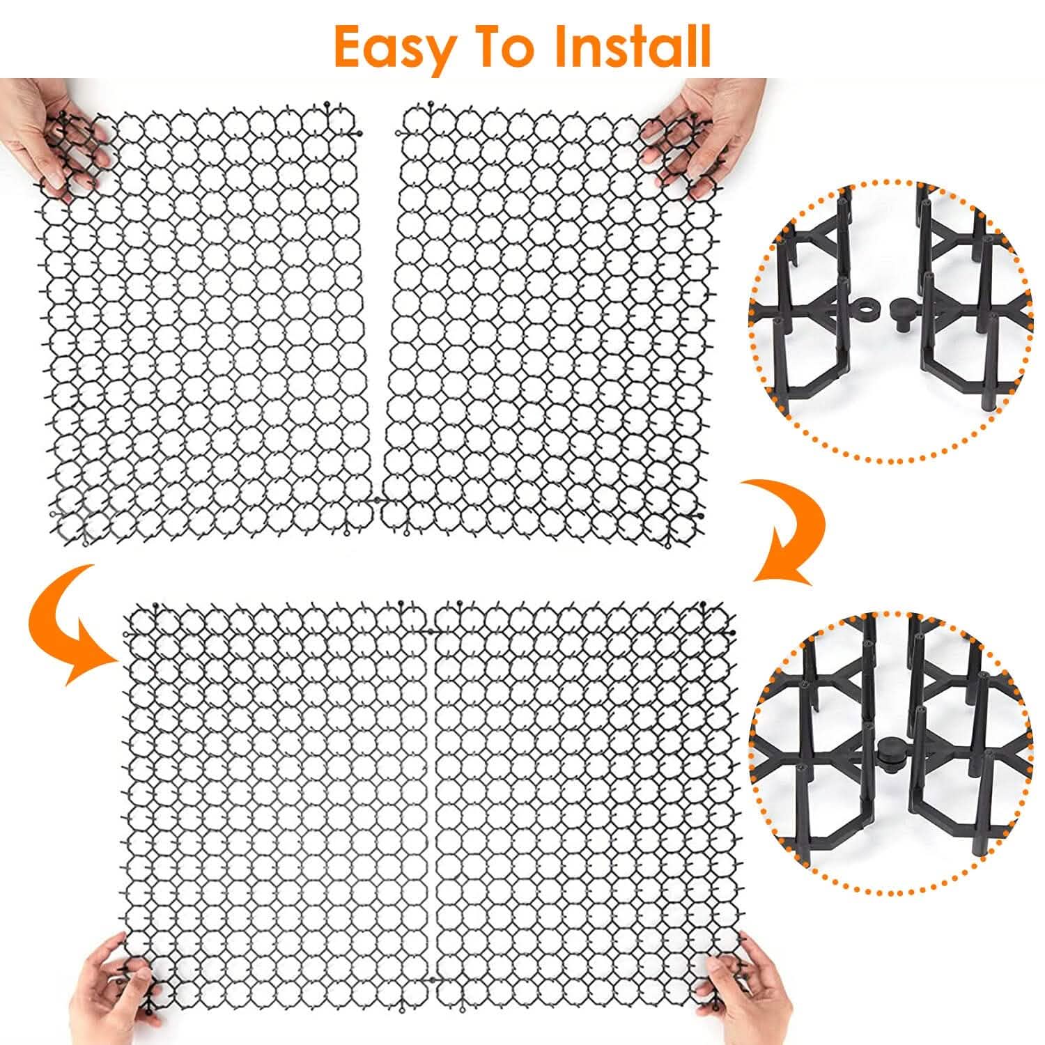 10-Piece: Cat Repellent Scat Mat with Spikes DailySale