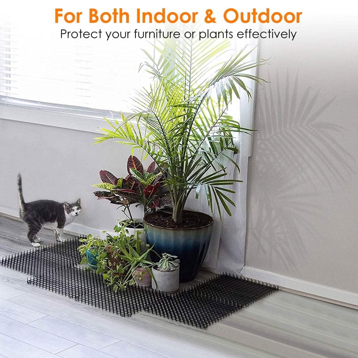 10-Piece: Cat Repellent Scat Mat with Spikes DailySale