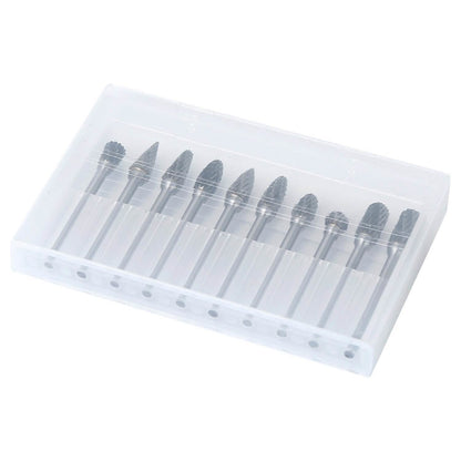 10-Piece: Double Cut Carbide Rotary Die Grinder Bit Set DailySale
