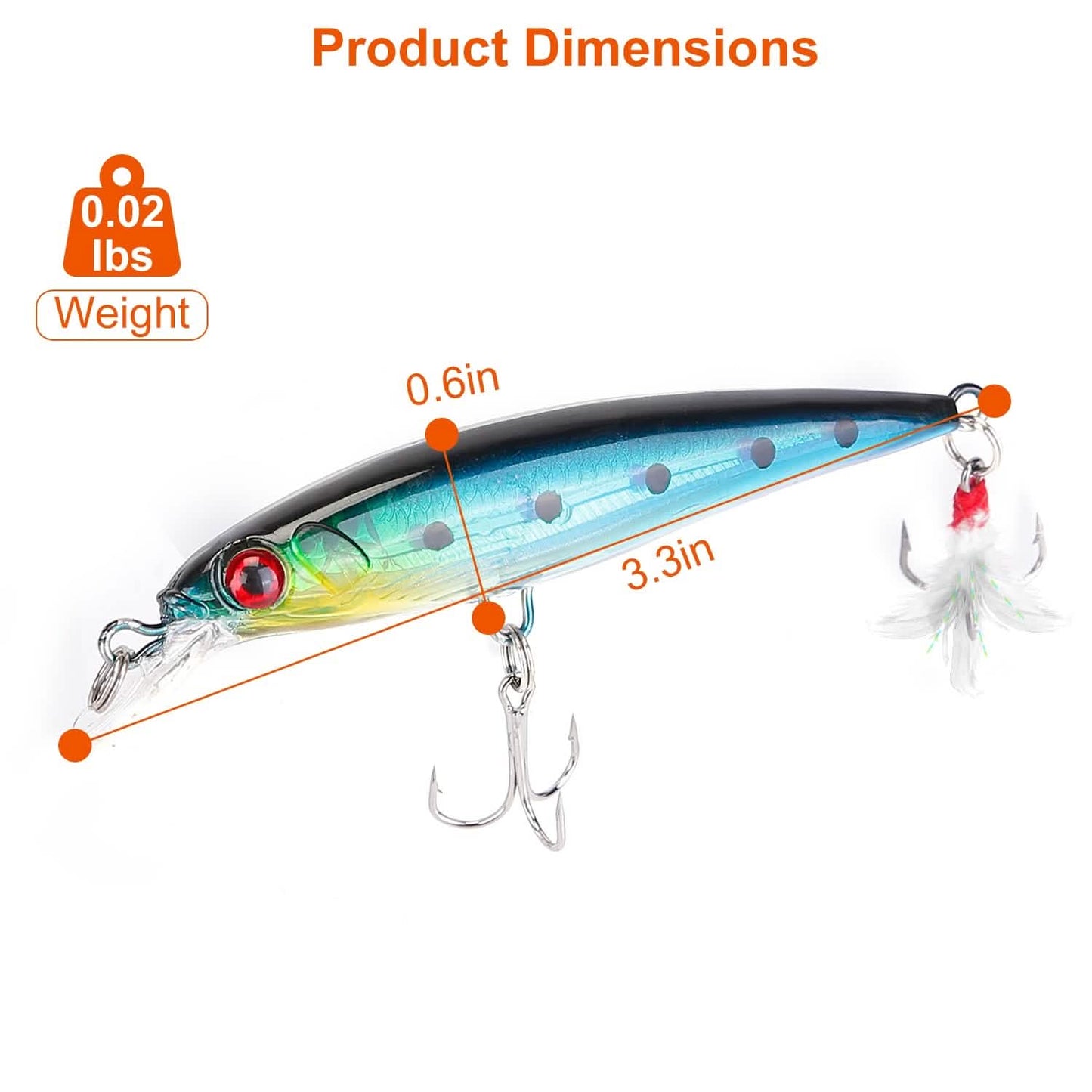 10-Piece: Fishing Lures Kit DailySale