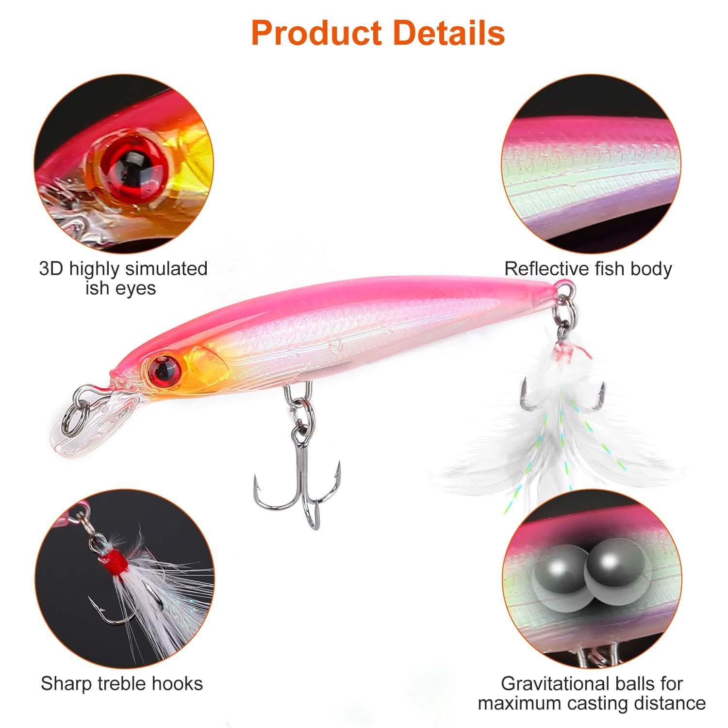 10-Piece: Fishing Lures Kit DailySale