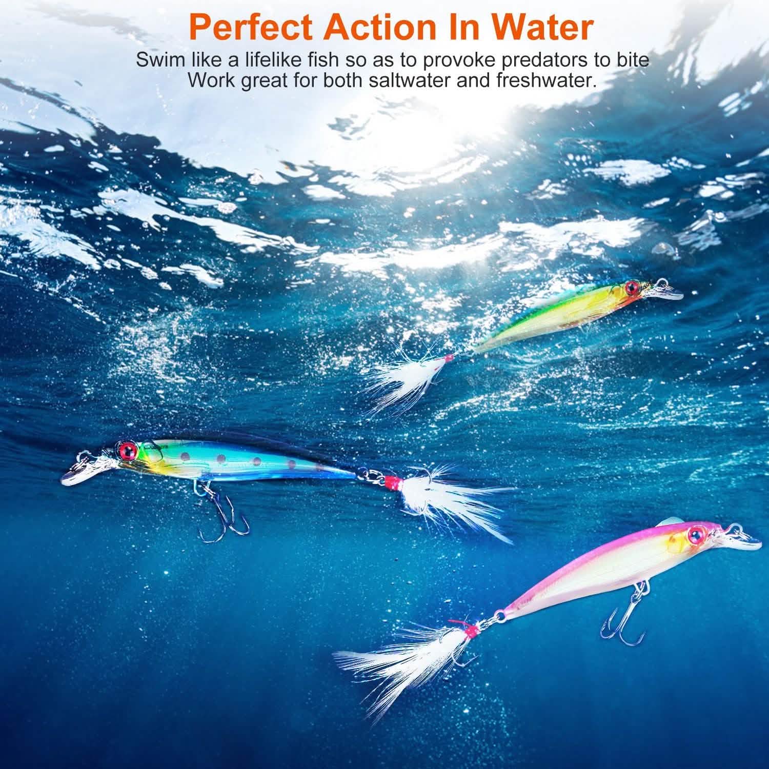 10-Piece: Fishing Lures Kit DailySale