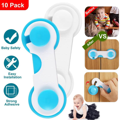 10-Piece: Kids Cabinet Strap Safety Locks DailySale