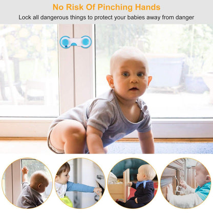 10-Piece: Kids Cabinet Strap Safety Locks DailySale