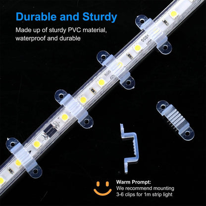 10-Piece: LED Strip Light Clips DailySale