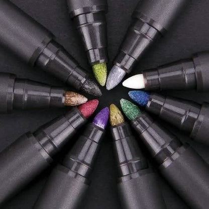 10-Piece: Metallic Paint Marker Pen Permanent DailySale