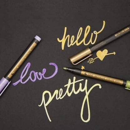 10-Piece: Metallic Paint Marker Pen Permanent DailySale