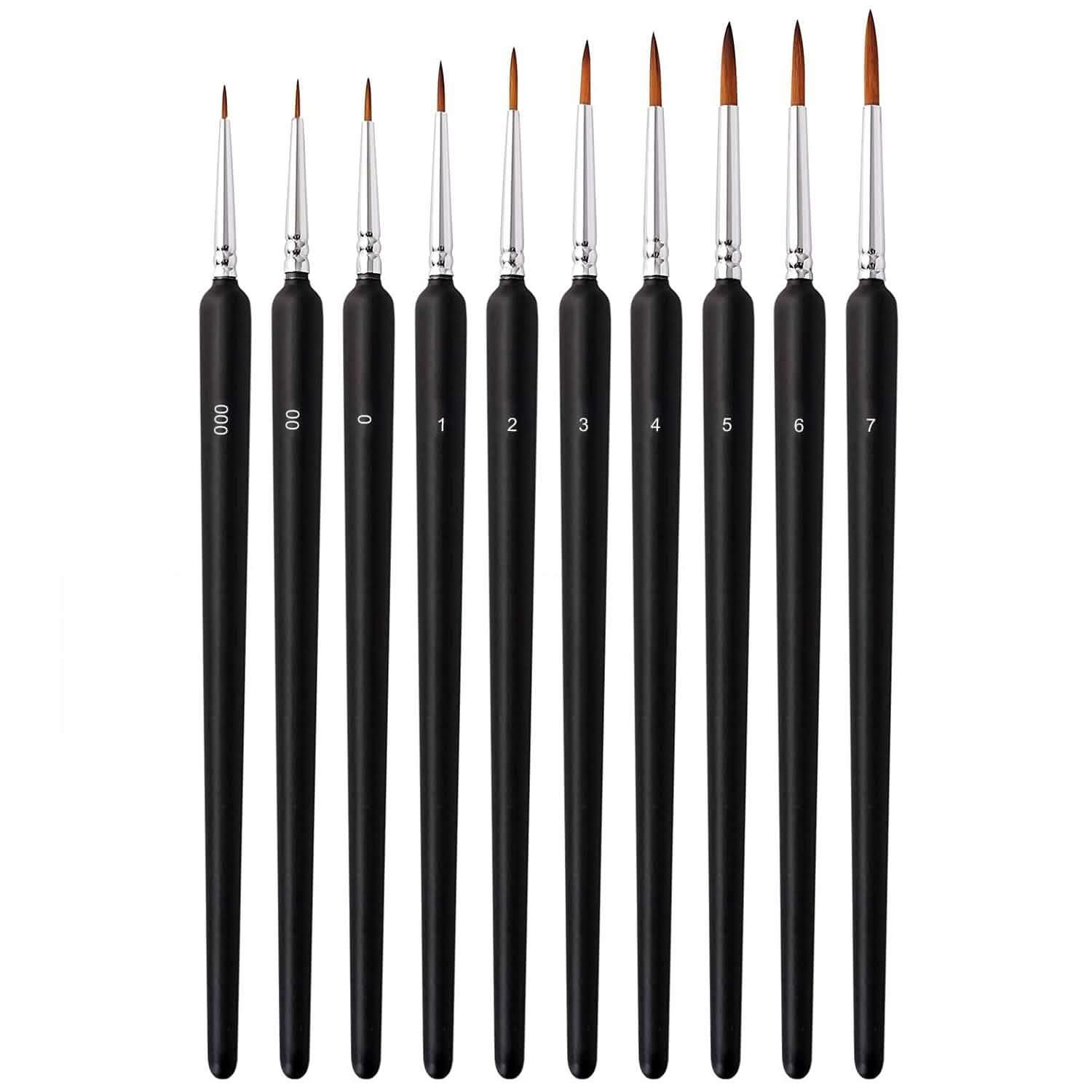 10-Piece: Miniature Detail Paint Brush Set DailySale
