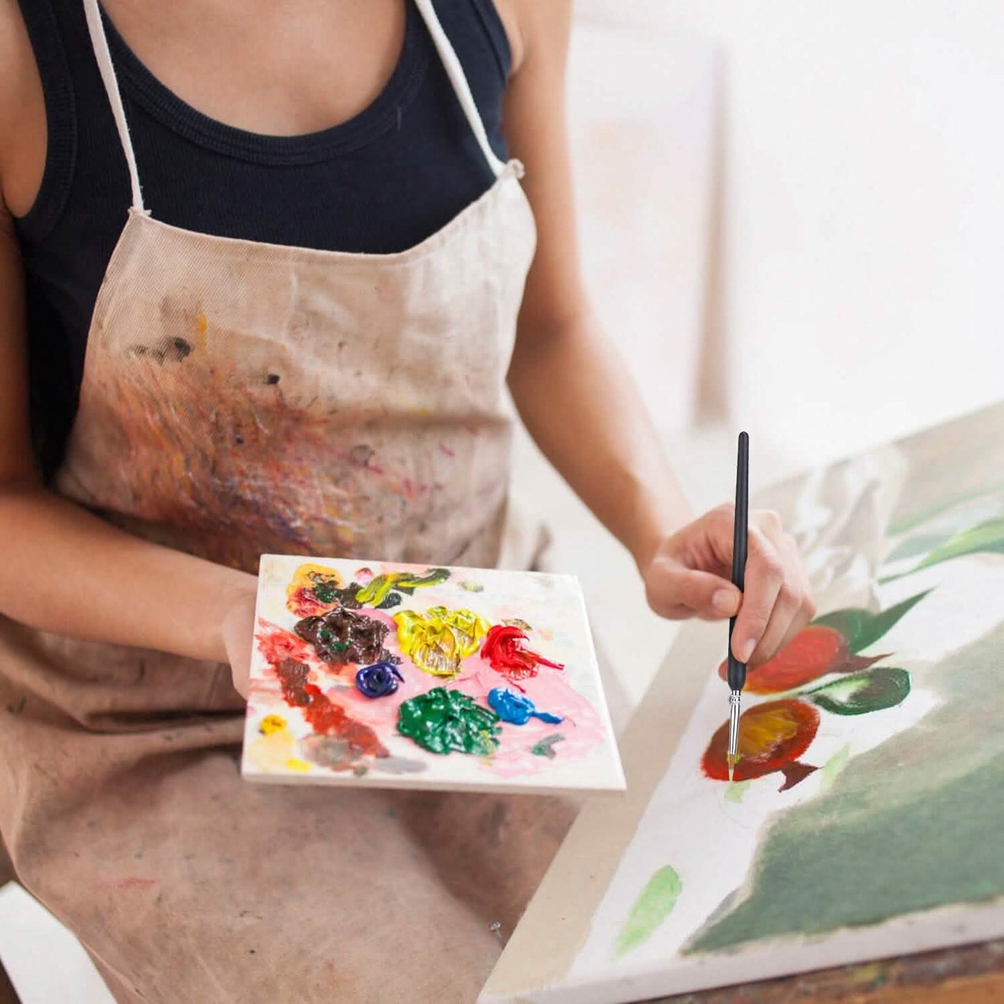 10-Piece: Miniature Detail Paint Brush Set DailySale