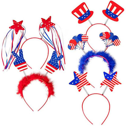 10-Piece: Patriotic Head Boppers Headband DailySale