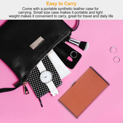 10-Piece: Pedicure, Manicure and Grooming Kit with Leather Case DailySale