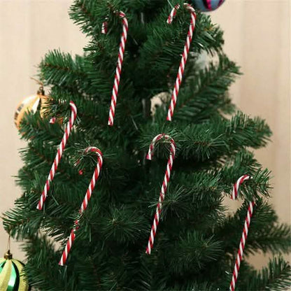 10-Piece: Plastic Candy Cane Ornaments DailySale