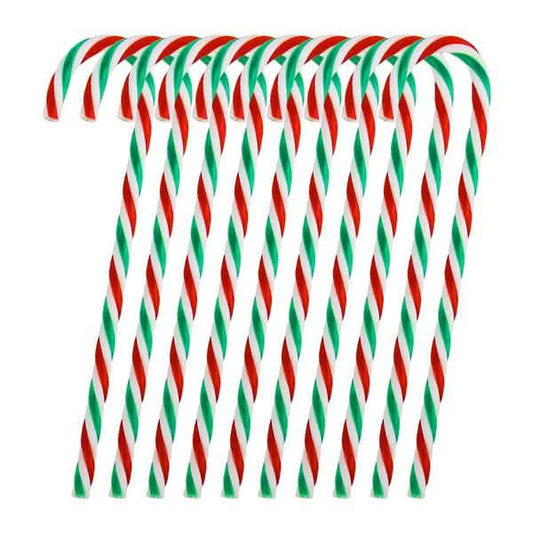 10-Piece: Plastic Candy Cane Ornaments DailySale