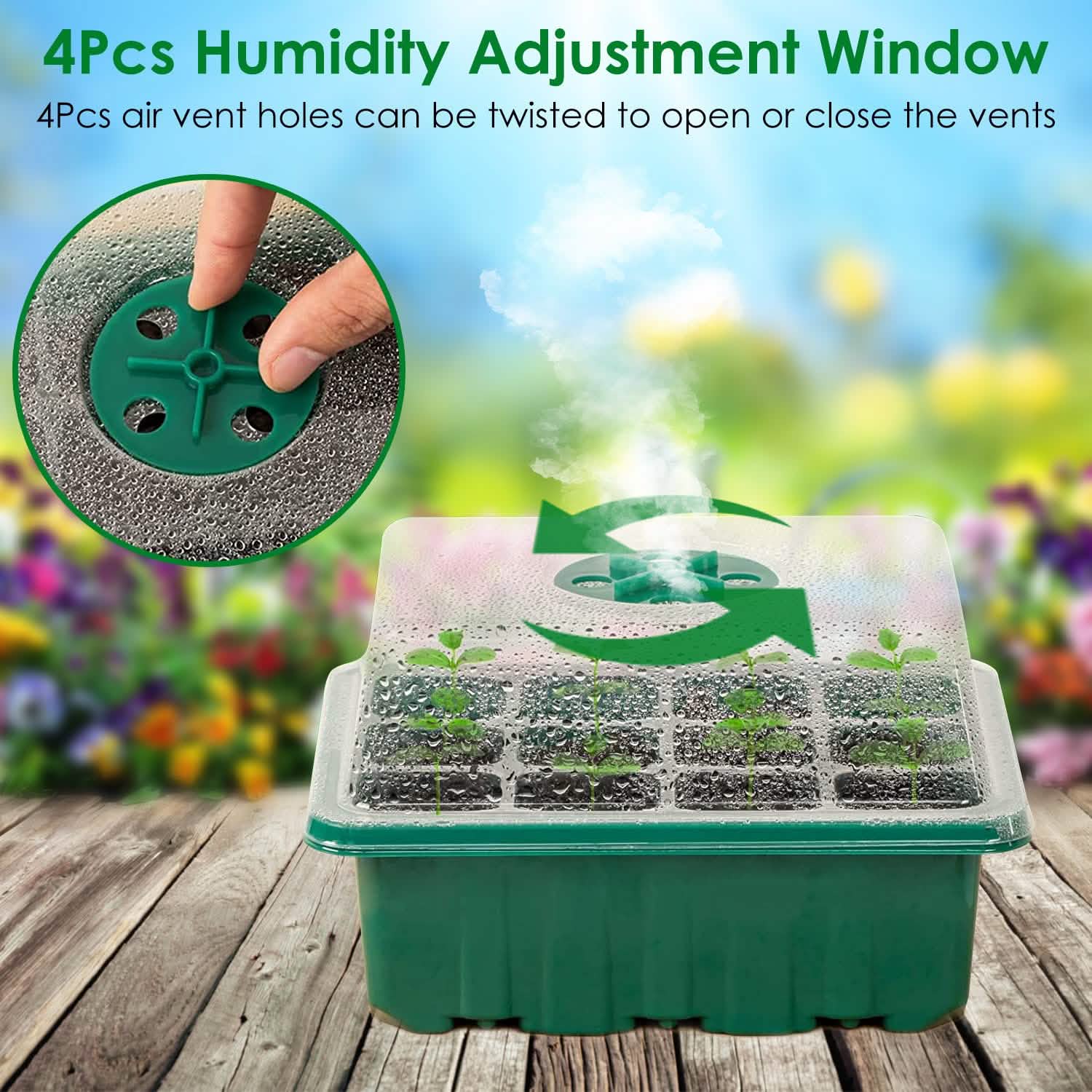 10-Piece: Reusable Seed Starter Tray Kit DailySale