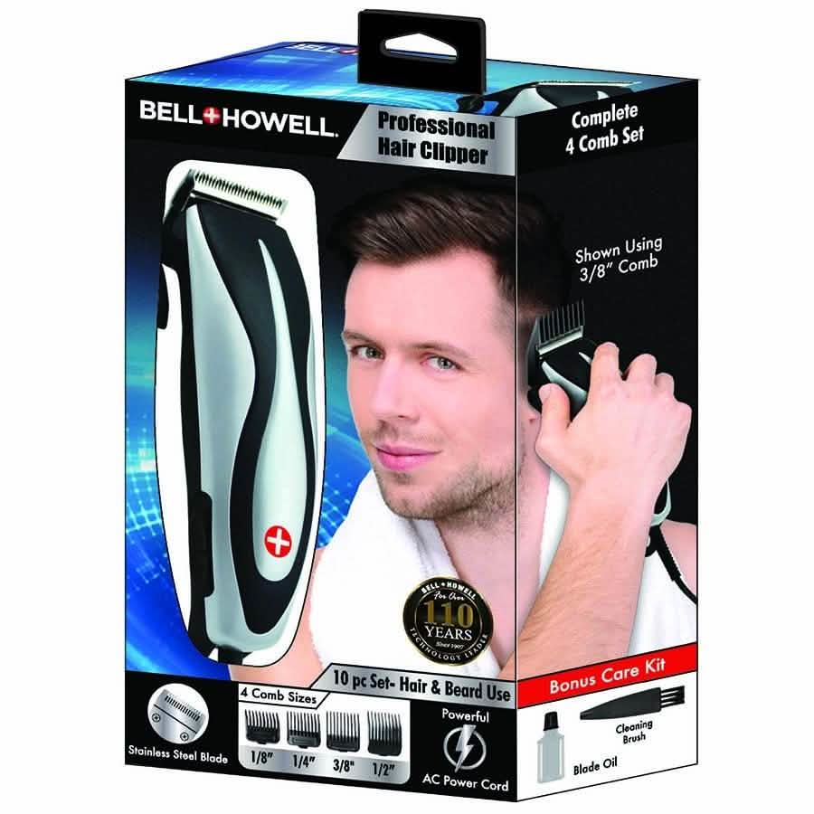 10-Piece Set: Bell Howell Professional Hair Clipper DailySale