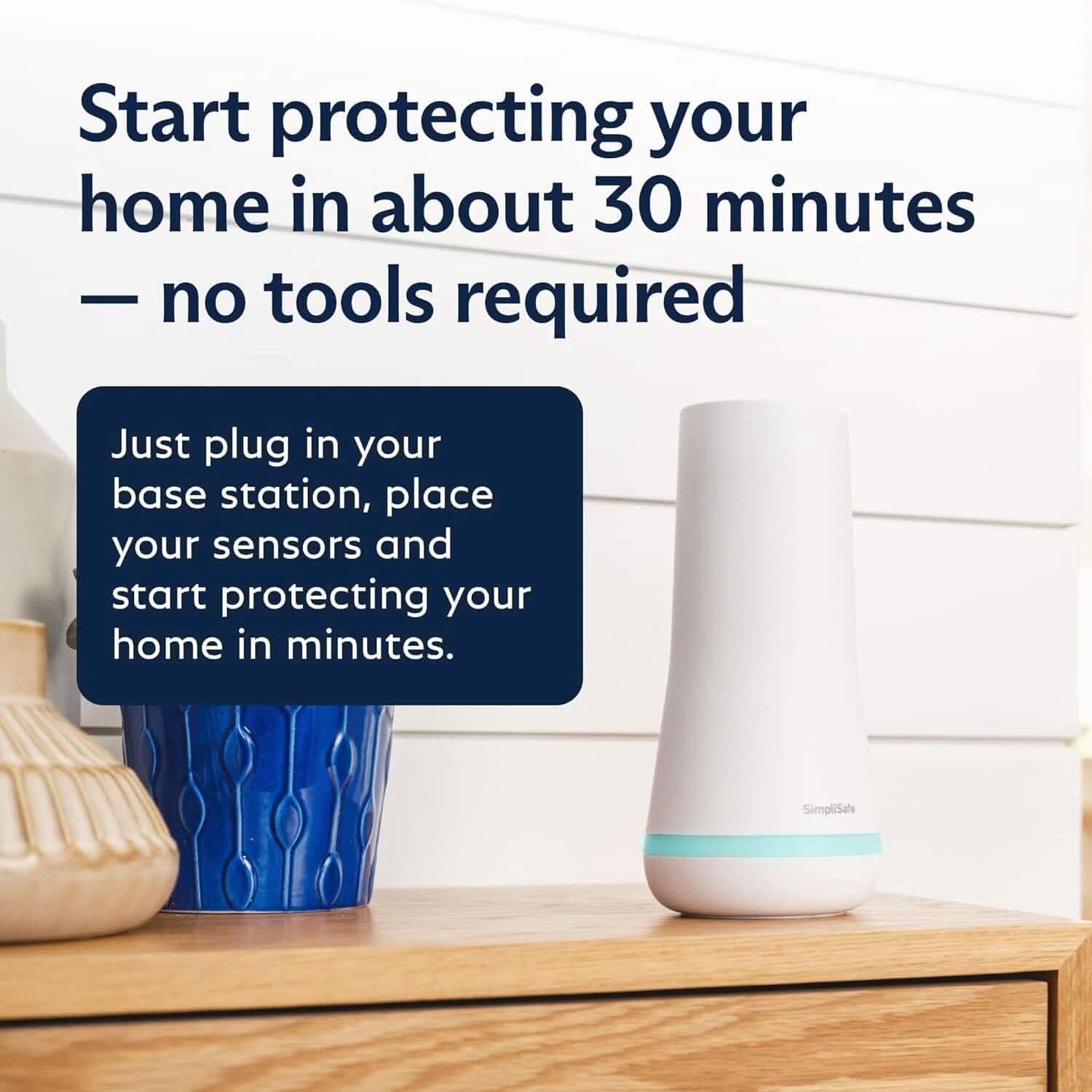 10-Piece: SimpliSafe Wireless Home Security System with Outdoor Camera (Refurbished) DailySale