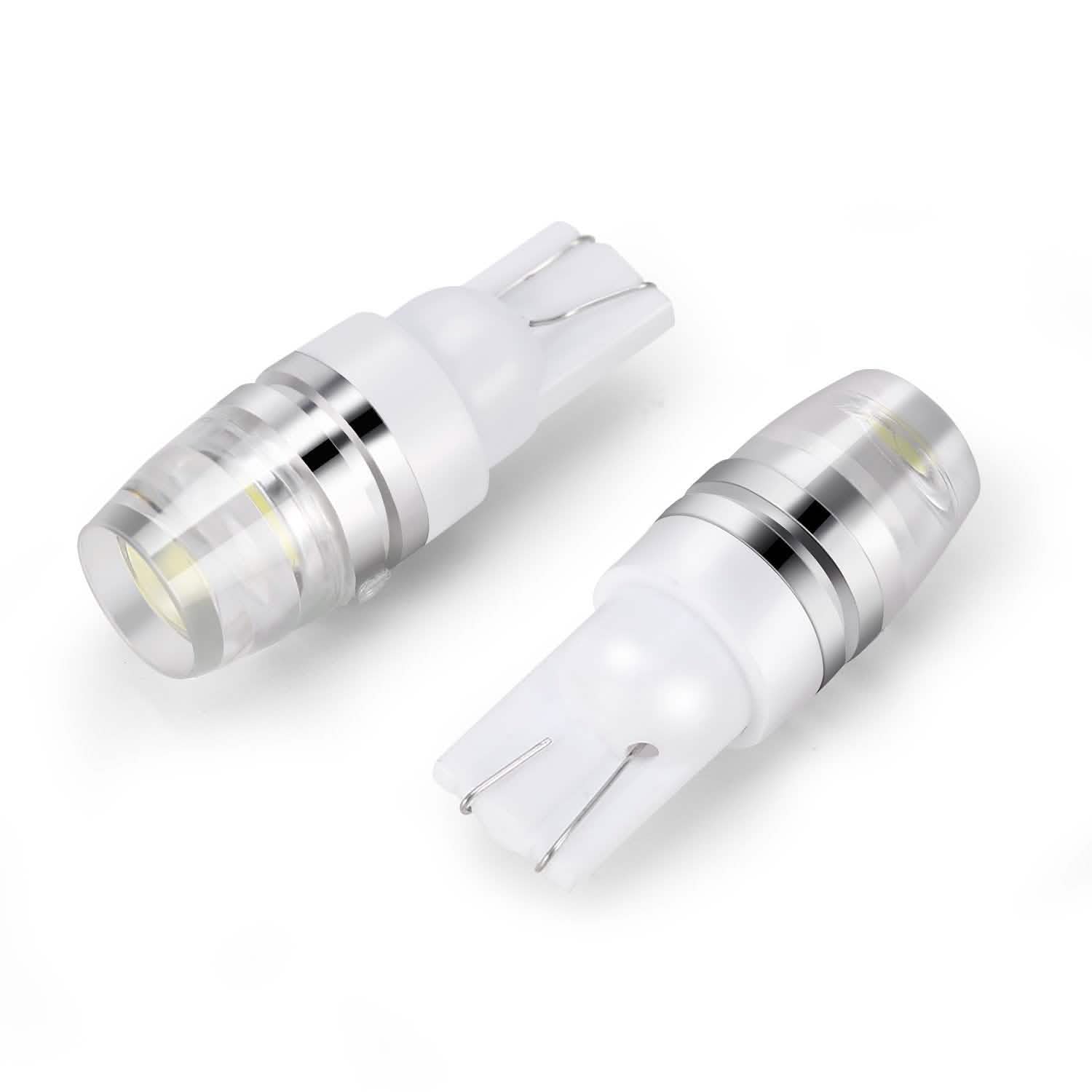 10-Piece: Xenon White Wedge Base LED Bulbs DailySale
