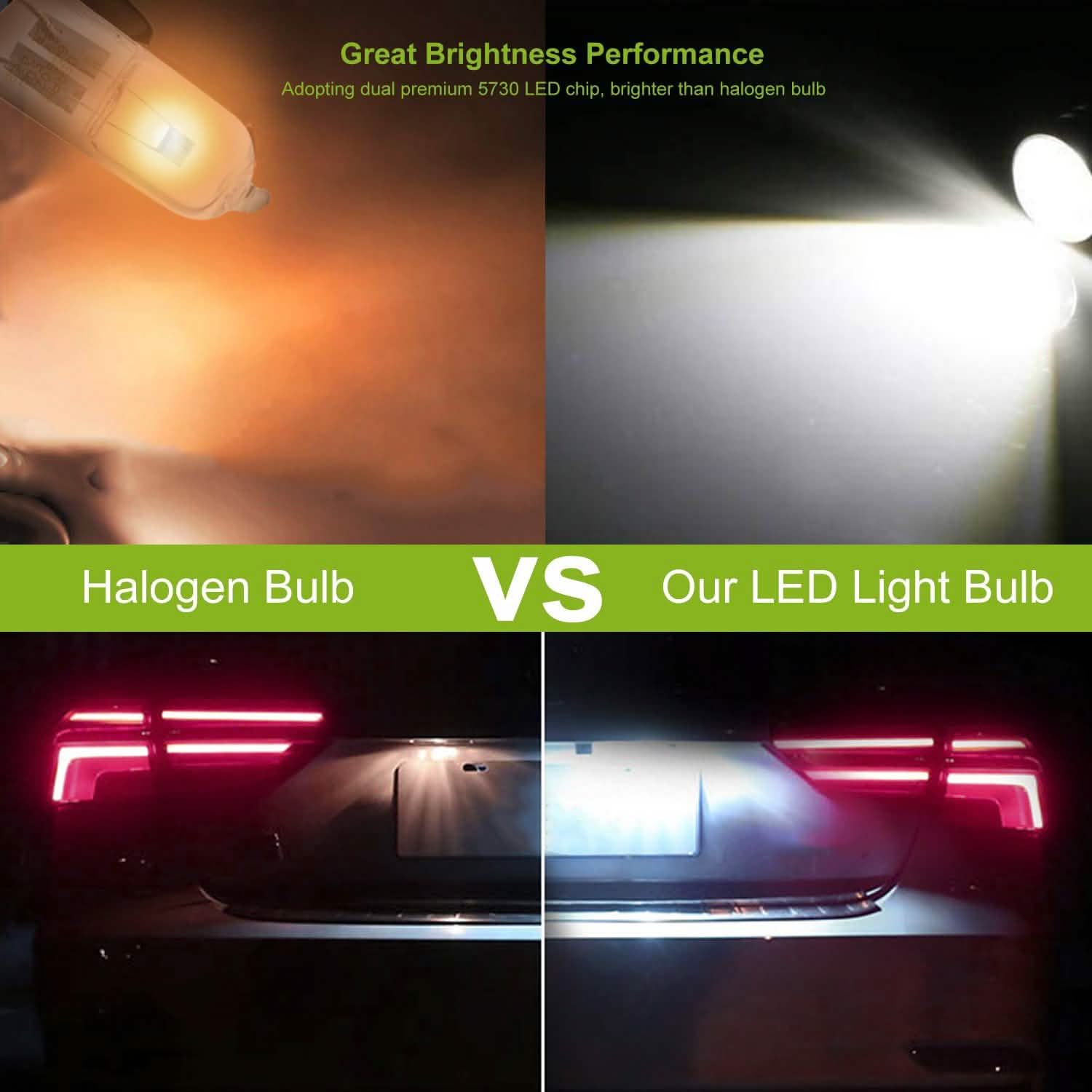10-Piece: Xenon White Wedge Base LED Bulbs DailySale