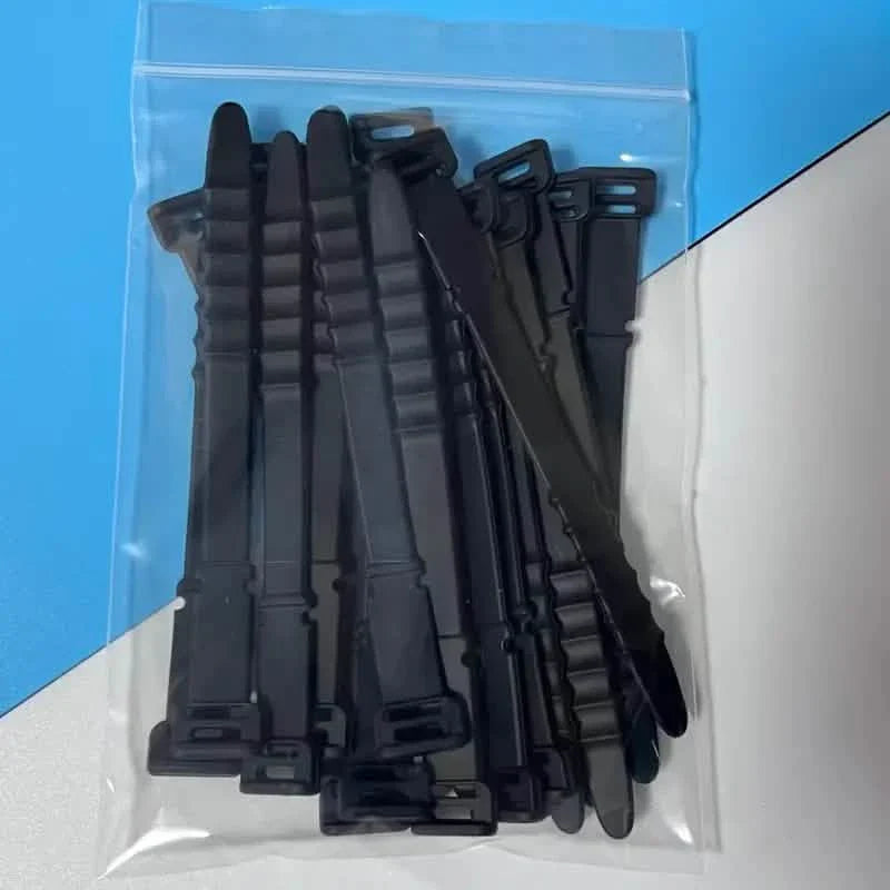 10-Pieces: 4.5 Inch Reusable Wire Ties Cord Organizer Straps Elastic Silicone Cord Organizer DailySale