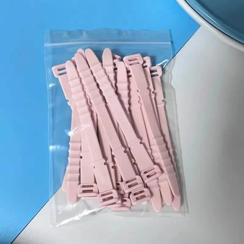 10-Pieces: 4.5 Inch Reusable Wire Ties Cord Organizer Straps Elastic Silicone Cord Organizer DailySale