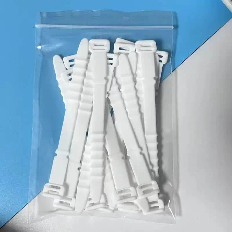10-Pieces: 4.5 Inch Reusable Wire Ties Cord Organizer Straps Elastic Silicone Cord Organizer DailySale