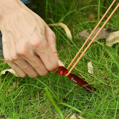 10-Pieces: Camping Superior Aluminum Tent Stake Carabiner Set DailySale