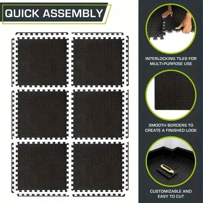 10-Pieces: EVA Interlocking Foam Floor Tiles DailySale