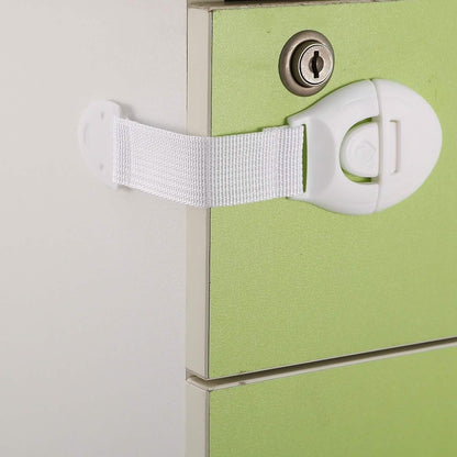 10-Pieces: Kids Safety Locks with 5 Furniture Corner Protectors DailySale