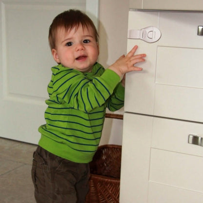 10-Pieces: Kids Safety Locks with 5 Furniture Corner Protectors DailySale