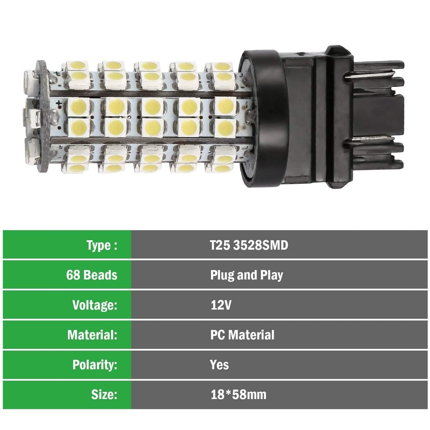 10-Pieces: LED Car Light Bulbs DailySale