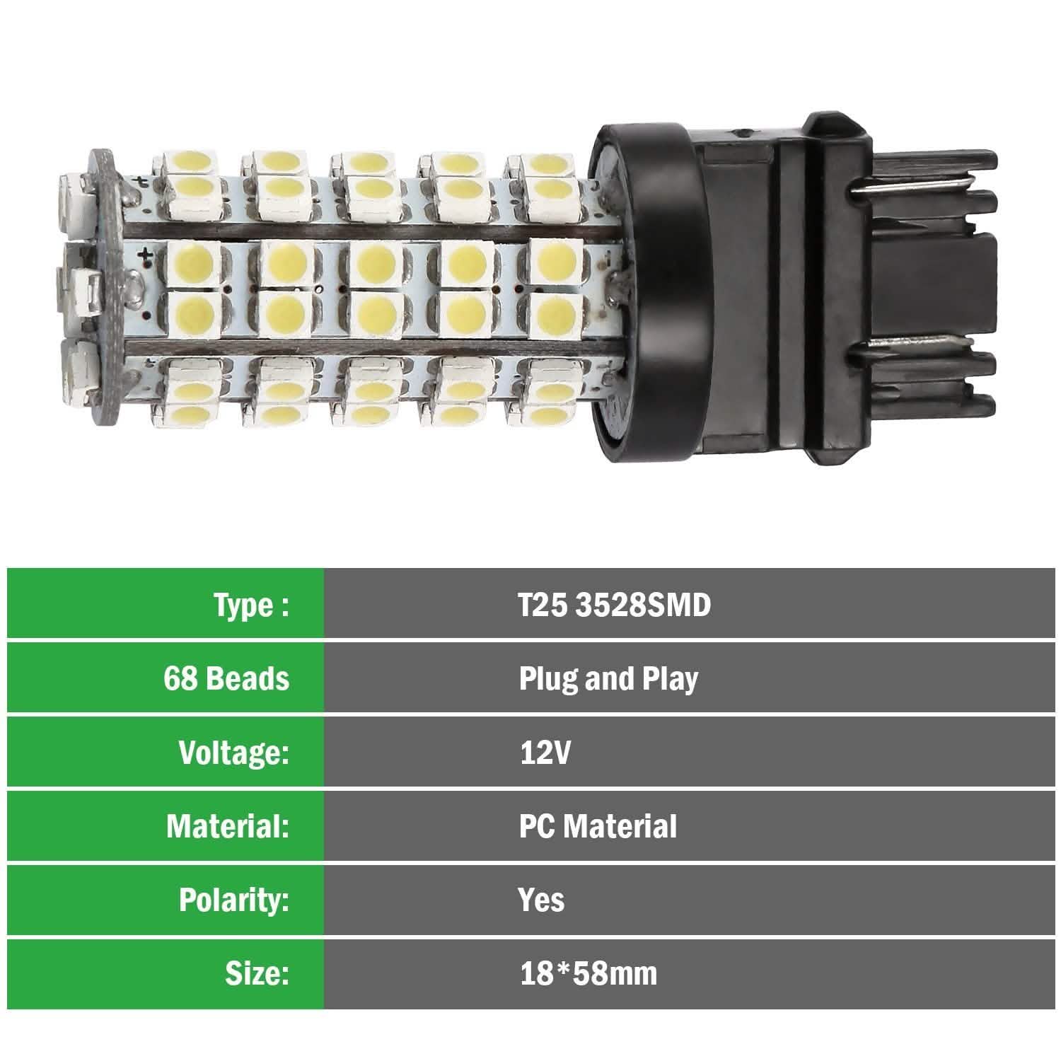 10-Pieces: LED Car Light Bulbs DailySale