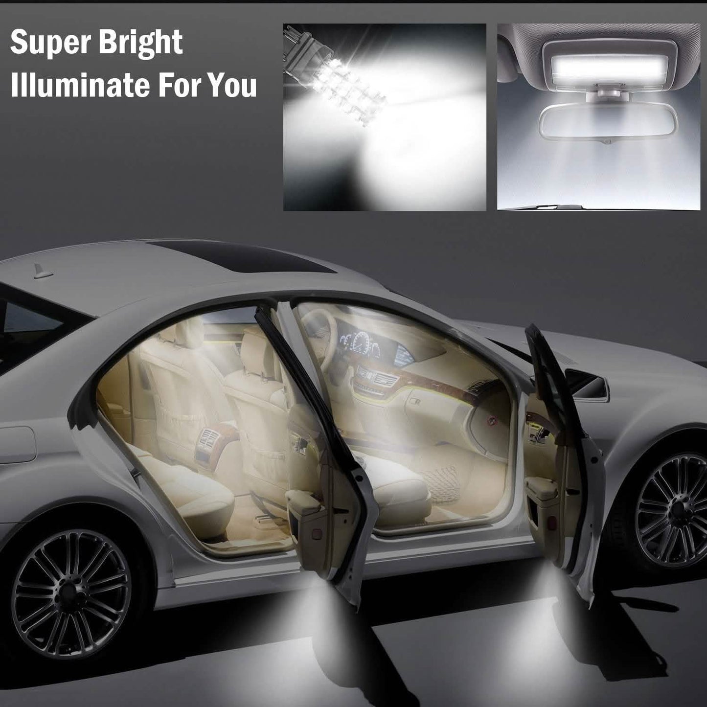 10-Pieces: LED Car Light Bulbs DailySale