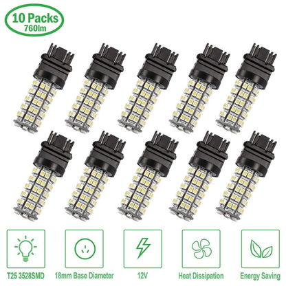 10-Pieces: LED Car Light Bulbs DailySale