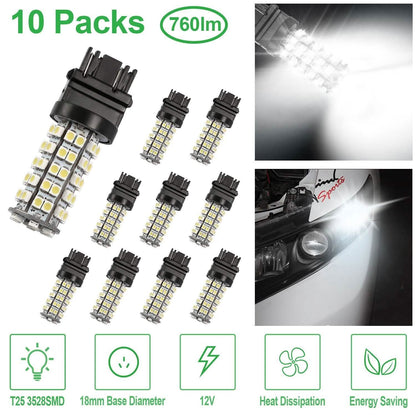 10-Pieces: LED Car Light Bulbs DailySale